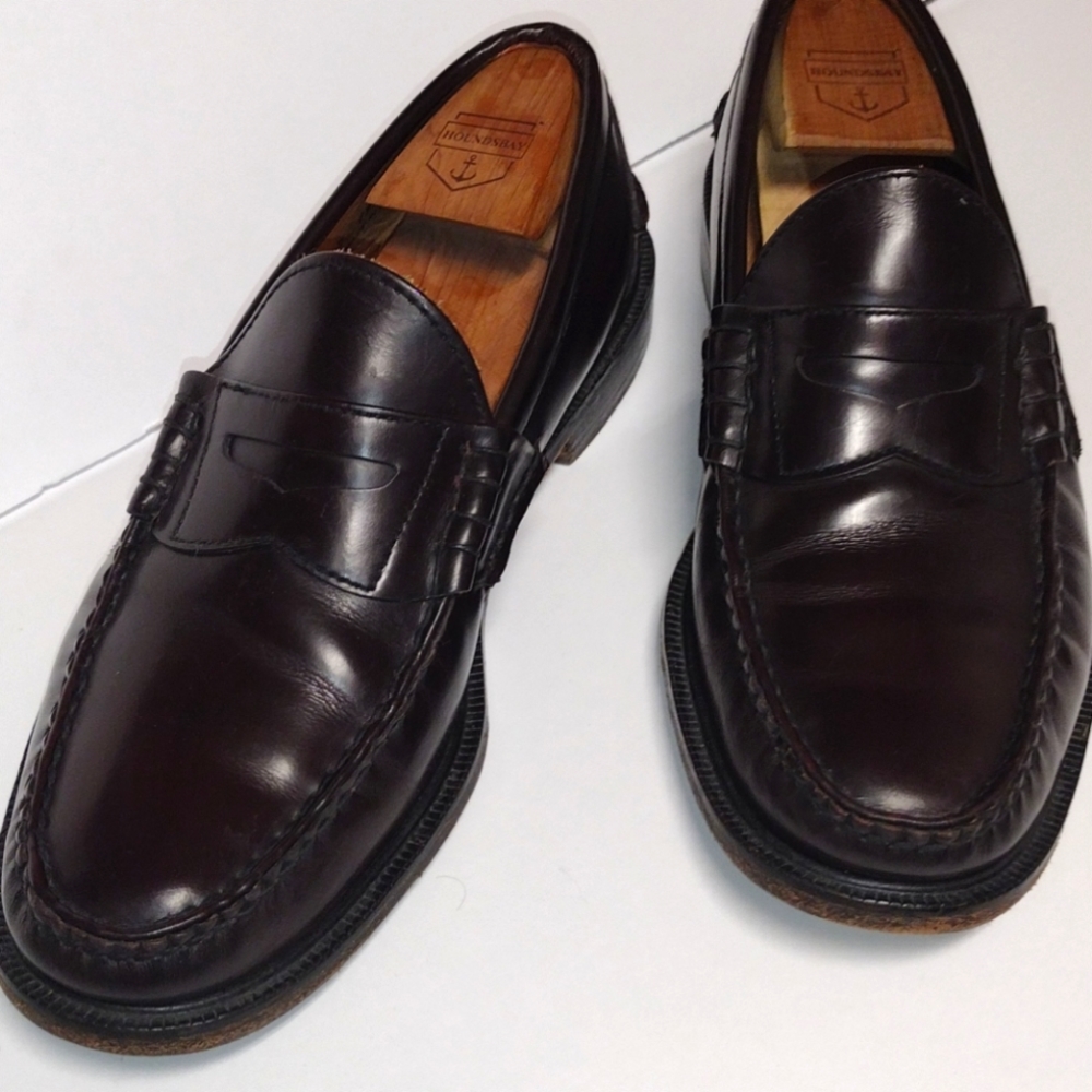 Alden cape cod penny loafer dark brown
